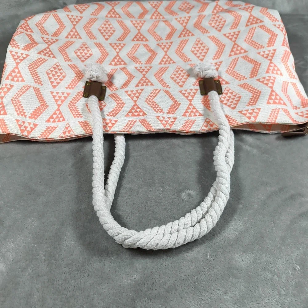 Rip Curl Tote Bag Womens Aloha‎ Beach Rope Handle Large Travel Surf Swim Pocket